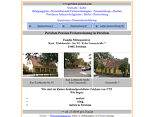 Tablet Screenshot of potsdam-pension.com